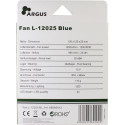 Inter-Tech L-12025 Computer case Fan 12 cm Black, Blue