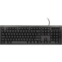 Inter-Tech KM-3149R keyboard Mouse included Home USB QWERTY Russian, US International Black
