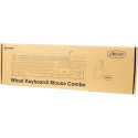 Inter-Tech KM-3149R keyboard Mouse included Home USB QWERTY Russian, US International Black