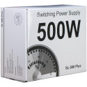 Inter-Tech SL-500 Plus power supply unit 500 W 20+4 pin ATX ATX Silver