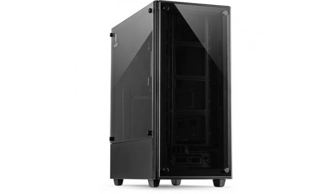 Inter-Tech C-303 Mirror Full Tower Black