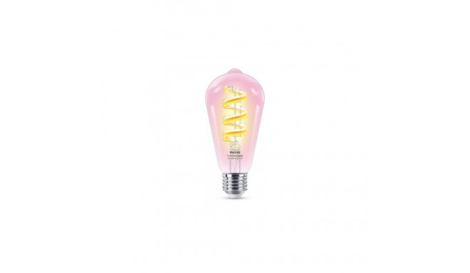 Philips Smart LED RGB Filament ST64 Bulb, E27 Base, 470 lm