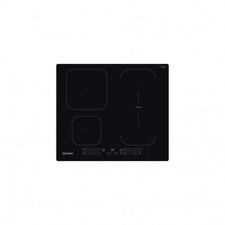 Indesit IB 65B60 NE Black Built-in 59 cm Zone induction hob 4 zone(s)