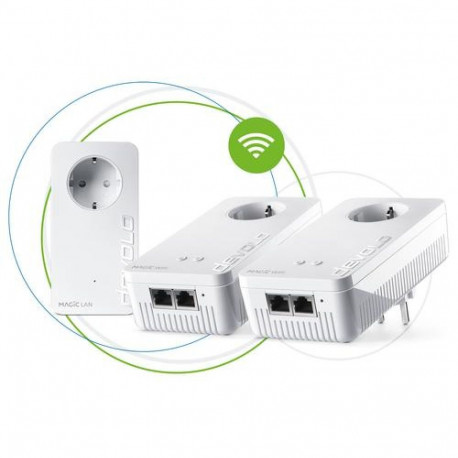 Devolo MAGIC 2 WiFi next Multiroom Kit 2400 Mbit/s Ethernet LAN Wi-Fi White 3 pc(s)