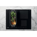 Whirlpool WF S7560 NE Black Built-in 60 cm Zone induction hob 4 zone(s)