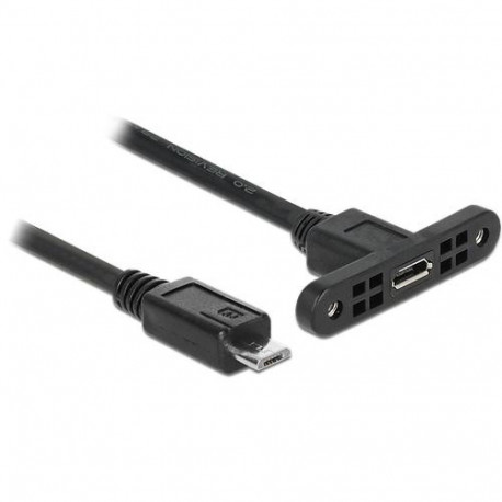 DeLOCK 85245 USB cable USB 2.0 0.25 m Micro-USB B Black