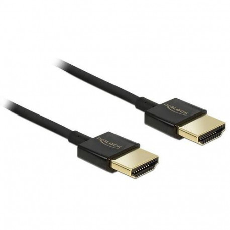 DeLOCK HDMI/HDMI, 1 m HDMI cable HDMI Type A (Standard) Black