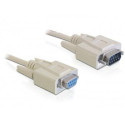 DeLOCK RS-232 3m serial cable Beige SUB-D 9