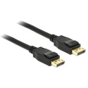 DeLOCK 3m Displayport 1.2a Black