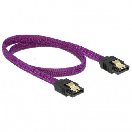 DeLOCK 83691 SATA cable 0.5 m SATA 7-pin Purple