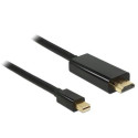 DeLOCK 83700 video cable adapter 3 m HDMI Mini DisplayPort Black