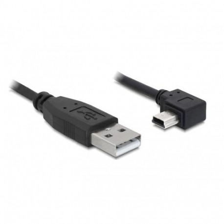 DELOCK USB Kabel A -> mini B St/St 5.00m sw seitl.gew.