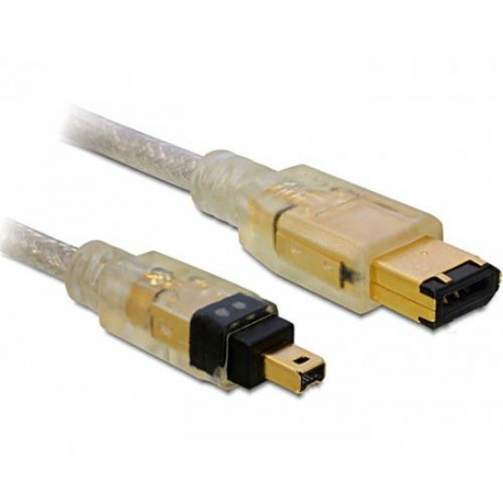 DeLOCK FireWire A/A, 2.0m 2 m 6-p 4-p Grey