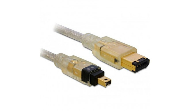 DeLOCK FireWire A/A, 2.0m 2 m 6-p 4-p Grey