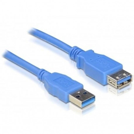 DeLOCK USB 3.0-A M/F - 2m USB cable USB A Blue