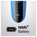 Braun Series 3 Shave&amp;Style 3010BT Foil shaver Trimmer Black, Blue