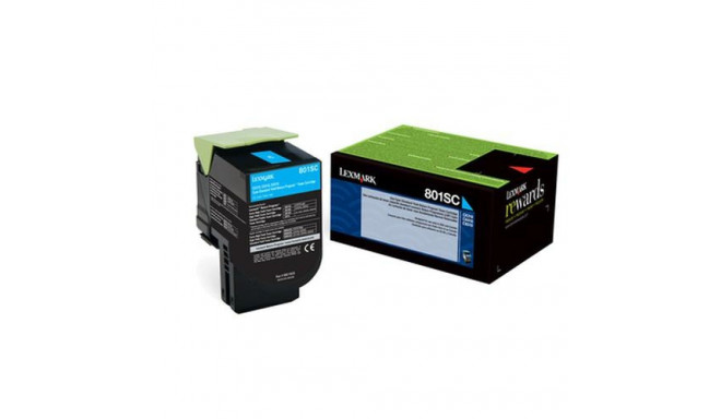 Lexmark 802SC toner cartridge 1 pc(s) Original Cyan