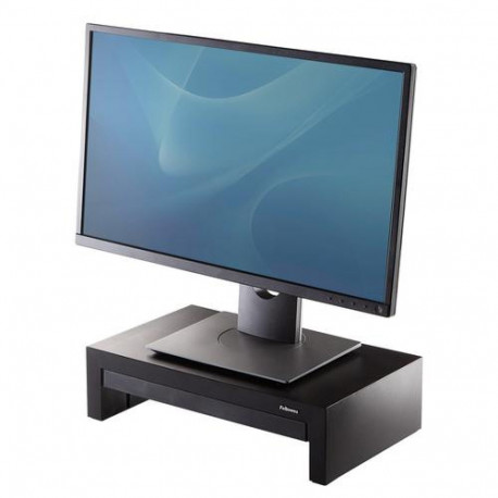 Fellowes Computer Monitor Stand with 3 Height Adjustments - Designer Suites Monitor Riser with Stora