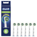 Oral-B CrossAction 80339345 toothbrush head 6 pc(s) Blue, Green, White