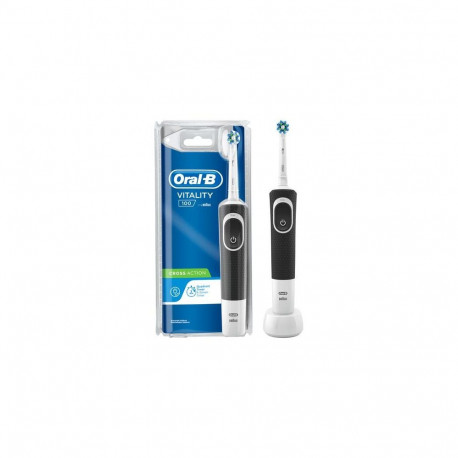 Oral-B Vitality 100 CrossAction Adult Rotating-oscillating toothbrush Black, White