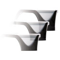 Fellowes Computer Monitor Stand with 3 Height Adjustments - Smart Suites Monitor Riser - Ergonomic A