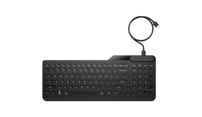 HP 405 Multi-Device Backlit Wired Keyboard