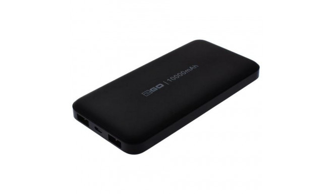 2GO 795944 power bank Lithium Polymer (LiPo) 10000 mAh Black