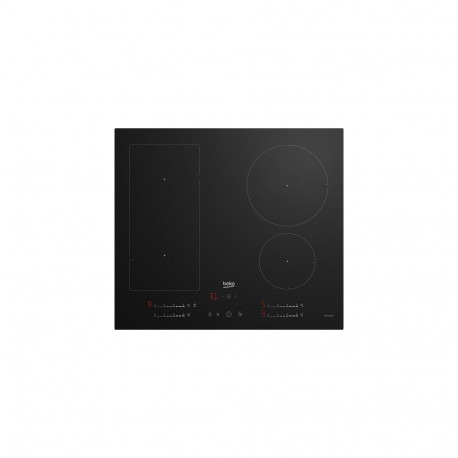 Beko HII 64730 UFT Black Built-in 60 cm Zone induction hob 4 zone(s)