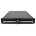 Intellinet 19&quot; Storage Drawer, 2U, Lockable, 466mm Depth, Black
