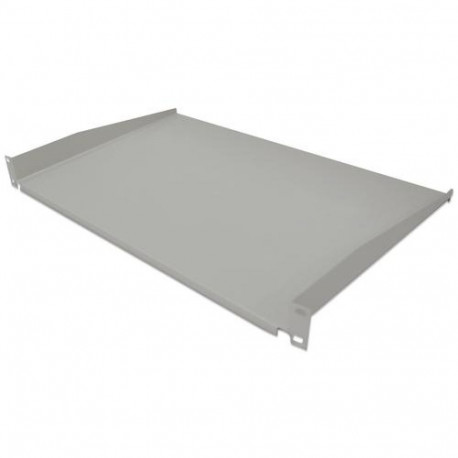 Intellinet 19" Cantilever Shelf, 1U, Shelf Depth 350mm, Non-Vented, Max 25kg, Grey, Three Y