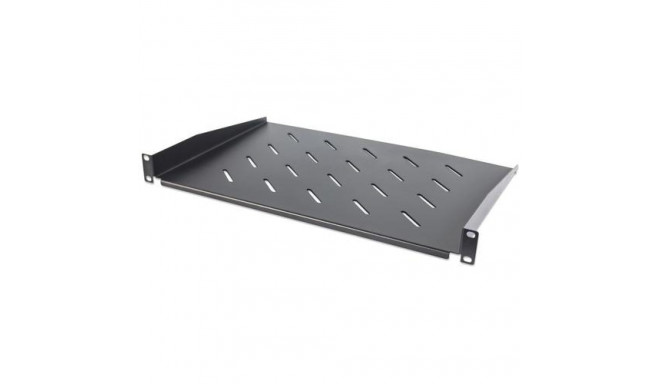 Intellinet 19&quot; Cantilever Shelf, 1U, Shelf Depth 300mm, Vented, Max 25kg, Black, Three Year