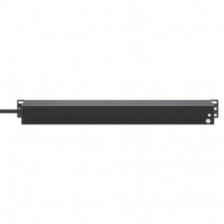 Intellinet 19" 1U Rackmount 8-Way EU 2-pin (CEE 7/3) PDU, 16A, On/Off, Built in 2m EU 2-pin