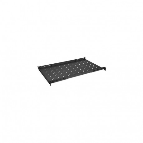 Intellinet 19" Fixed Shelf (adjustable), 1U, 750mm shelf depth, 750 to 950mm adjustable rai