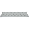 Intellinet 19&quot; Cantilever Shelf, 1U, 2-Point Front Mount, 150mm Depth, Max 25kg, Grey, Thre
