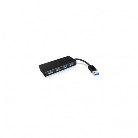 ICY BOX IB-AC6104-B USB 3.2 Gen 1 (3.1 Gen 1) Type-A 5000 Mbit/s Black