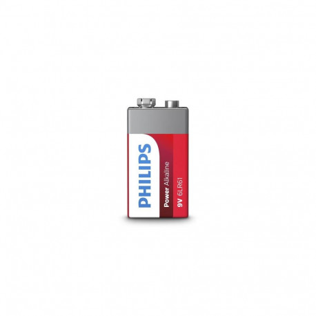Philips Power Alkaline Battery 6LR61P1B/10