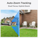 Reolink TrackMix Series P760 - 4K Outdoor Camera, Dual View, Auto-Zoom Tracking, PoE Connection, Col
