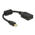 DeLOCK 65554 DisplayPort cable 0.21 m Mini DisplayPort Black