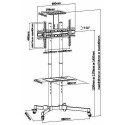 Equip Economy Multi-functional TV Cart
