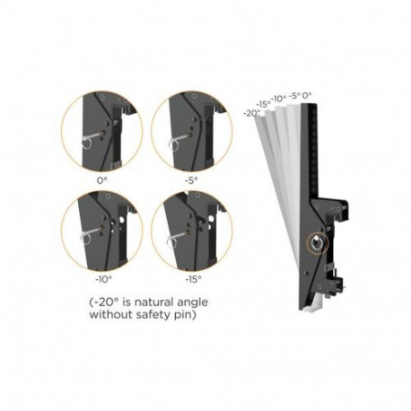 Equip 45"-50" Triple Screen Ceiling Mount