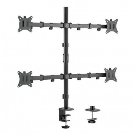 Equip 17"-32" Articulating Quad Monitor Desk Mount Bracket