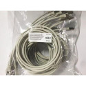 Equip Cat.6A Platinum S/FTP Patch Cable, Grey, 2.0m, 10pcs/set