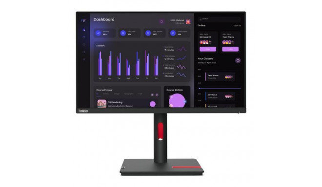 Lenovo ThinkVision T24i-30 computer monitor 60.5 cm (23.8&quot;) 1920 x 1080 pixels Full HD LED 