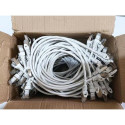 Equip Cat.6 S/FTP Patch Cable, 0.5m, White, 60pcs/set