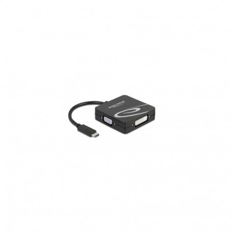 DeLOCK USB Type-C adapter for a VGA, DVI, HDMI or DisplayPort monitor