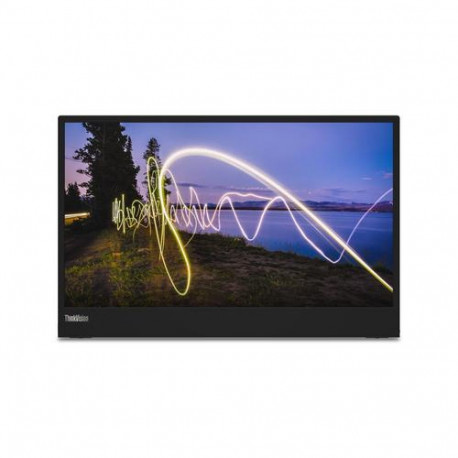 Lenovo ThinkVision M15 computer monitor 39.6 cm (15.6") 1920 x 1080 pixels Full HD LED Black
