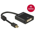 DeLOCK 62603 video cable adapter 0.2 m Mini DisplayPort DVI-I Black