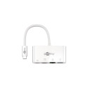 Goobay 62105 laptop dock/port replicator Wired USB 3.2 Gen 1 (3.1 Gen 1) Type-C White