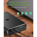 ICY BOX RAID enclosure for 2x HDD/SSD USB 3.2 Gen 2 Type-C® / Type-A interface