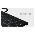 KeySonic KSK-5011ELC (DE) keyboard USB QWERTZ German Black